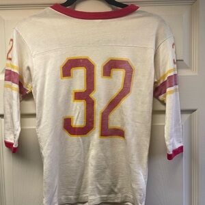 Vintage White and Red Jersey shirt with Number 32